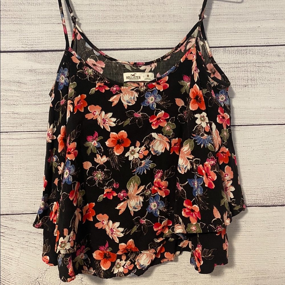 Hollister Floral Tank Top - Picture 1 of 3